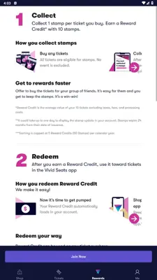 Vivid Seats android App screenshot 9